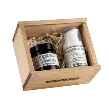 Ecooking Peeling Mask and Moisturising Mask Set (Worth £64.00)