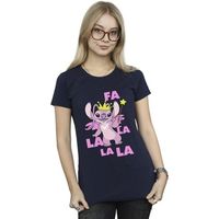 disney camiseta angel fa la la para mujer