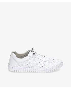 de ST GALLEN ST GALLEN ZAPATILLAS DE PIEL COSIDO SOFT LASER EN BLANCO