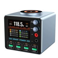 gan tech bakeey wlx-f4 pd100w 8 puertos cargador usb pd con pantalla digital inteligente 4 usb-a  4 usb-c  cargador