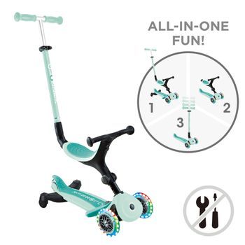 Patinete 3 En 1 Go-up Active Lights 360°, Verde