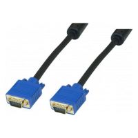 cable vga generico macho a macho 3 metros negro