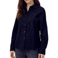 tommy hilfiger camisa ess poplin regular s para mujer