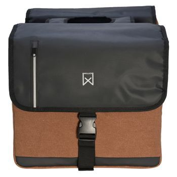 Alforja Doble De Ejecutivo Negro Y Marrón 30 L Willex