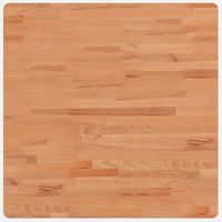 tablero de mesa cuadrado de madera maciza de haya 70x70x4 cm vidaxl