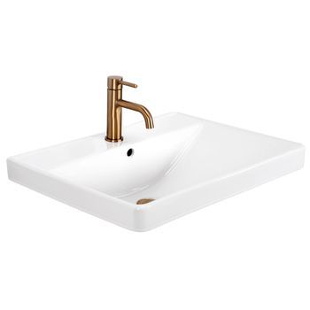 Lavabo Empotrado Rea Alisha White