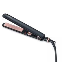 plancha alisadora de pelo 45 w negra hs 30 beurer