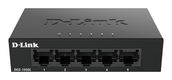 5-PORT 10/100/1000 GIGABIT - METAL HOUSING UNMANAGED SWITCH U