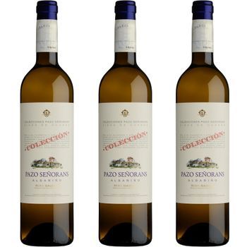 Pazo Señorans - Albariño Colección - 100 % Albariño - 12, 5 % Vol. - 5 - Pack 3 Botellas 75 Cl - 00% Vol.