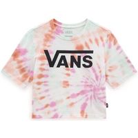 vans camiseta resort wash crop para mujer