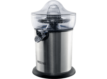 Exprimidor - KOENIC KCP 13021 M, 0.5 l, 100 W, 2 velocidades, Transparente, Sistema antigoteo, Inox