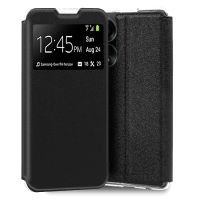 cool funda flip cover lisa negra para oppo a38