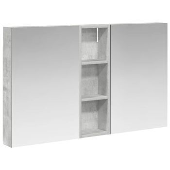 Juego De Muebles De Baño | Armario De Baño Con Estante 3 Piezas 100 X 10,5 X 60,5 Cm