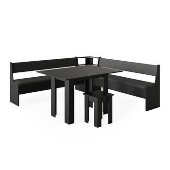 Conjunto Con Banco Esquinero Roman 210 X 210 Cm Con Mesa Vicco