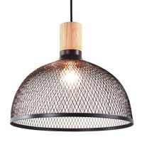 lampara de arana de metal negro mate cm o34 h28