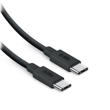 Cable USB-C SBS 2 m 240 W USB 2.0 Negro