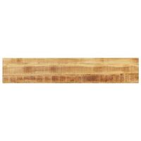 tablero de mesa rectangular madera mango rugosa 160x20x38 cm vidaxl