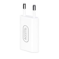 cargador de pared accetel ac120 usb-a 5w compacto sin cable