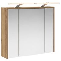 armario con espejo de bano  mueble de bano roble artesanal 735 x 16 x 625 cm