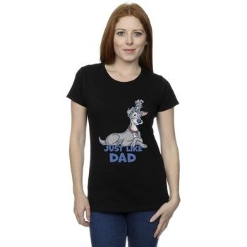 Disney Camiseta Lady And The Tramp Just Like Dad para mujer