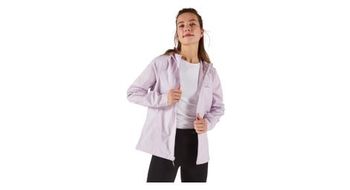 Chaqueta impermeable kiprun run 500 mujer lila
