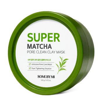 Some By Mi Cosmética Facial Super Matcha Pore Clean Clay Mask Mascarilla De Arcilla Multifunción