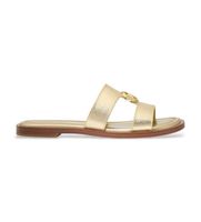 michael kors para mujer 40s6erfs2m sandalias de piel goldie dorado 36 plano 1 a 3cm ninguno casual