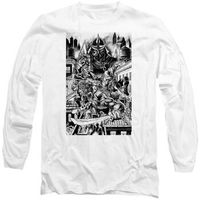 teenage mutant ninja turtles camiseta manga larga take down shredder para mujer