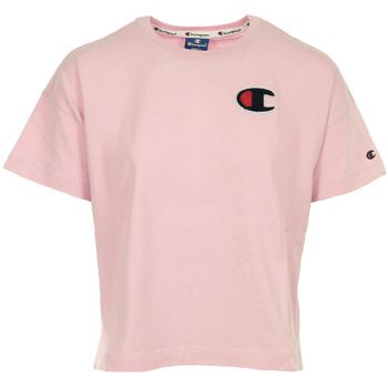 Champion Camiseta Crewneck T-shirt Cropped para mujer