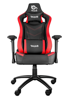 SILLA GAMER TALIUS VULTURE NEGRA/ROJA BUTTERFLY, 4D, BASE METWAL, RUEDAS NYLON