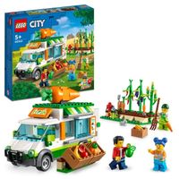 lego city - furgoneta del mercado de agricultores  a partir de 5 anos - 60345