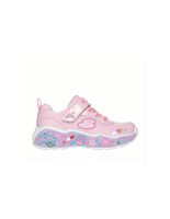 zapatillas skechers play scene - fun squad light nina rosa