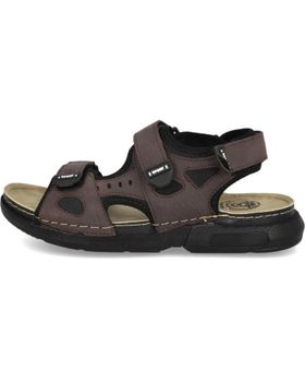 de L&R SHOES LR SHOES ITU2002 SANDALIAS DE HOMBRE MARRON