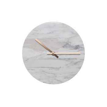 Zuiver Marble Time Wall Clock in White