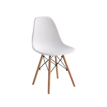 Set De 4 Sillas De Comedor Emilia Blanco
