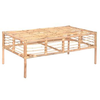 Mesa Centro Ratan 110x60x45 Natural