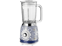 batidora de vaso - ariete capri 1000 w 15 l pica hielo 4 cuchillas velocidadespulse azulblanco