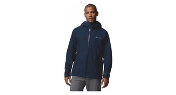 Chaqueta impermeable columbia trailborne 2 5l azul para hombre
