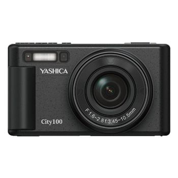 Cámara Digital Compacta Yashica City 100 72 MP 3x Zoom Óptico Sensor CMOS WiFi Negro