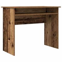 escritorio madera de ingenieria envejecida 90x50x74 cm vidaxl