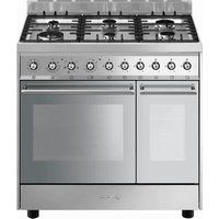c92dx9 90 cm dual fuel range cooker - stainless steel stainless steel