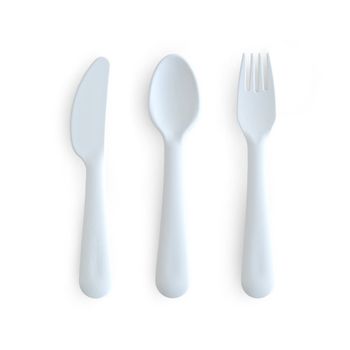 Pack cubiertos powder blue
