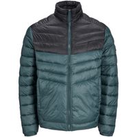 jack  jones parka 12258444 jjesprint puffer collar noos magical forestblack para hombre