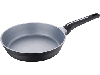 Sartén - San Ignacio Bergner Bistro Grey SG6423, 32x7 cm, Aluminio fundido, Inducción, Mango ergonómico, Negro