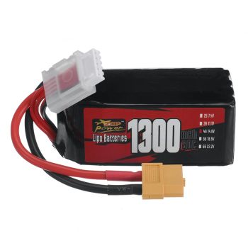 Batería LiPo ZOP Power 4S 14.8V 1300mAh 60C 19.24Wh con conector XT60 para RC Drone