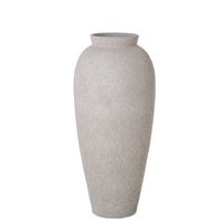 jarron ceramica 60cm blanco arena 27x60cm