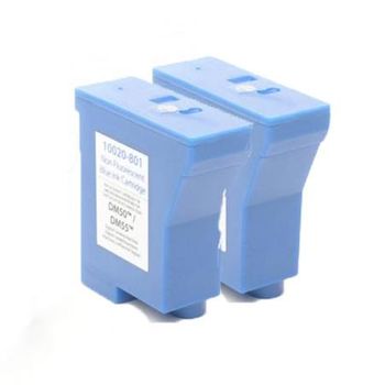 Compatible Twin Pack Pitney Bowes K7800012 Blue Ink Cartridges (2 Pack)