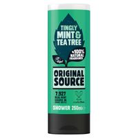 original source shower gel mint  tea tree