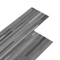 lama de suelo autoadhesiva gris a rayas 446 m 32 uds pvc vidaxl