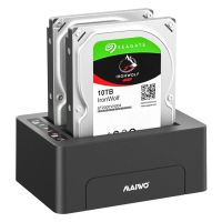 maiwo k3082 copiadora de disco duro de doble bahia usb30 eficiente disipacion de calor para ssd sata de 25  35